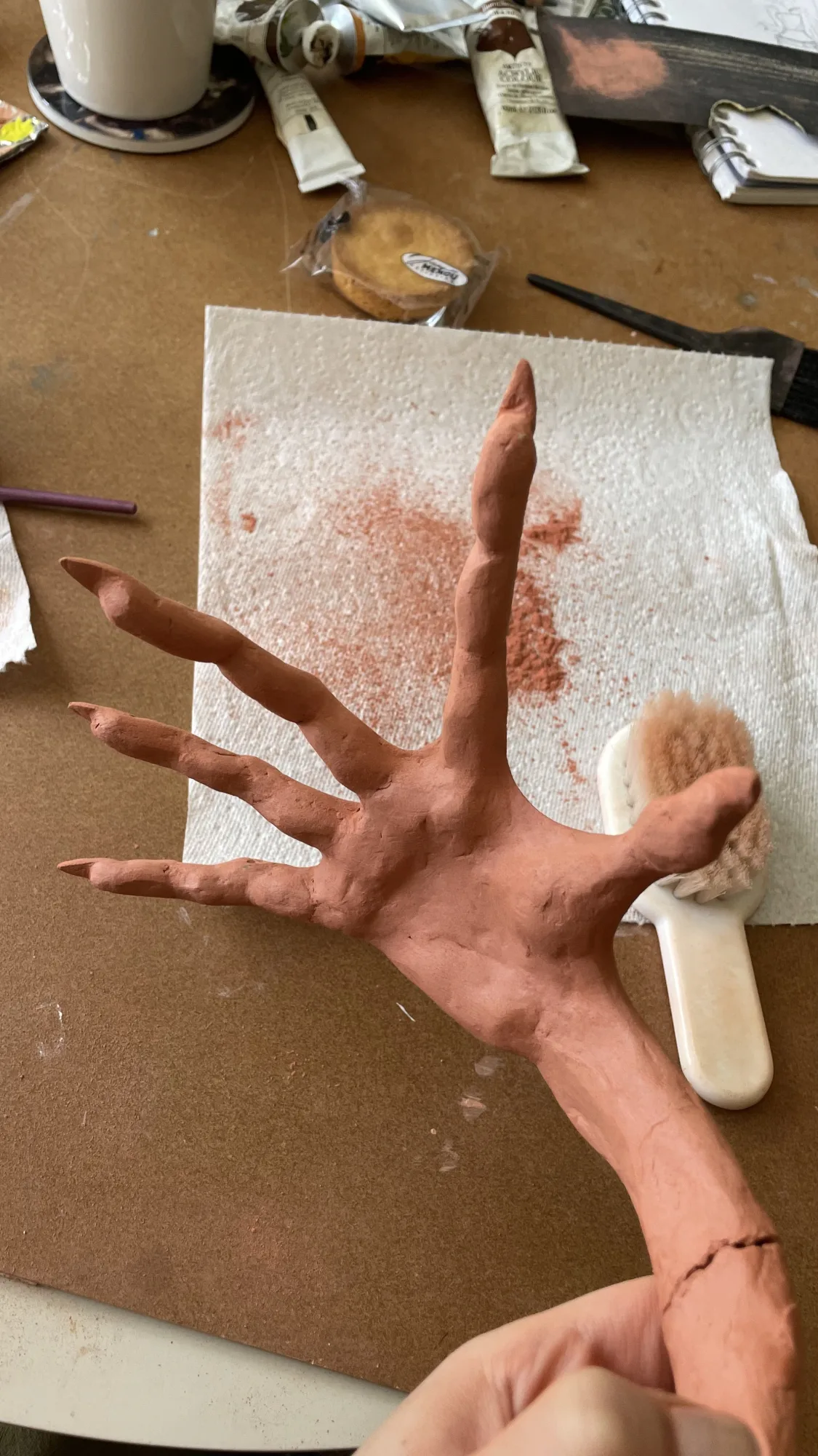 Sculpted figure study